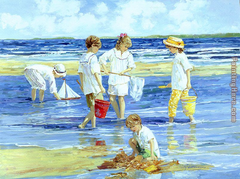 Summer on Long Island painting - Sally Swatland Summer on Long Island art painting